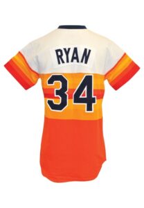 1984 Nolan Ryan Houston Astros Game-Used & Autographed Home Jersey