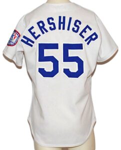 1984 Orel Hershiser Rookie  LA Dodgers Game-Used Home Jersey