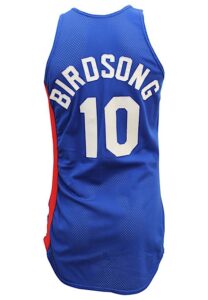 1984 Otis Birdsong New Jersey Nets Game-Used Road Jersey