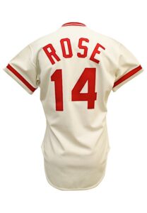 1984 Pete Rose Cincinnati Reds Game-Used & Autographed Home Jersey