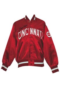 1984 Pete Rose Cincinnati Reds Worn & Autographed Jacket