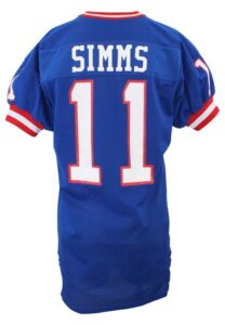 1984 Phil Simms New York Giants Game-Used Home Jersey