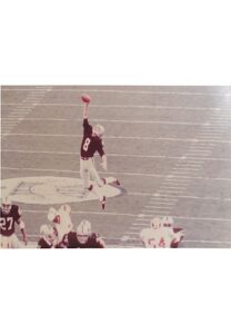 1984 Ray Guy Oakland Raiders Super Bowl XVIII 25×40 “Incredible Catch & Punt” Photo