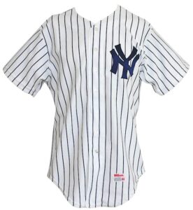 1984 Rudy May / Dennis Rasmussen New York Yankees Game-Used Home Jersey