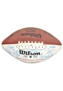 1984 San Francisco 49ers Team-Signed Football