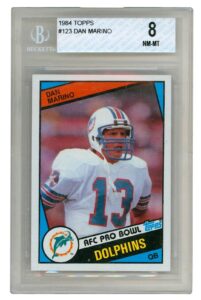 1984 Topps Dan Marino #123 Rookie Card