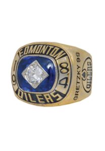 1984 Wayne Gretzky Edmonton Oilers Stanley Cup Championship Ring