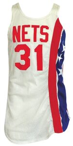 1985-1986 Michael O’Koren New Jersey Nets Game-Used Home Jersey with 1983-1984 Shorts