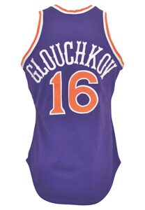 1985-86 Georgi Glouchkov Rookie Phoenix Suns Game-Used Road Uniform