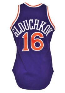 1985-86 Georgi Glouchkov Rookie Phoenix Suns Game-Used Road Uniform