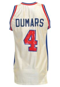 1985-86 Joe Dumars Rookie Detroit Pistons Game-Used & Autographed Home Jersey