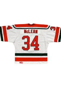 1985-86 Kirk McLean NJ Devils Game-Used Jersey