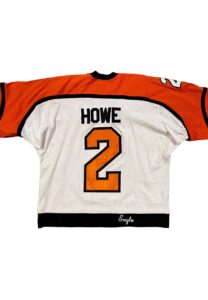 1985-86 Mark Howe Philadelphia Flyers Game-Used Jersey