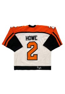 1985-86 Mark Howe Philadelphia Flyers Game-Used Jersey