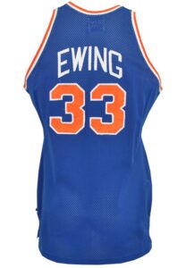 1985-86 Patrick Ewing New York Knicks Game-Used Road Jersey