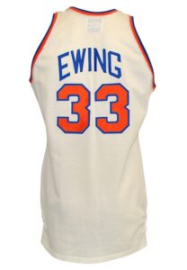 1985-86 Patrick Ewing New York Knicks Rookie Game-Used Home Jersey