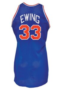 1985-86 Patrick Ewing Rookie New York Knicks Game-Used Road Uniform