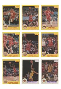 1985-86 Star Basketball Cards Complete Set