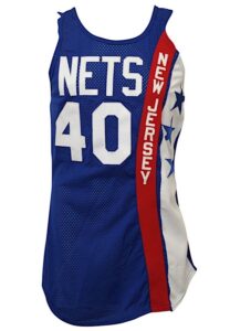 1985-86 Yvon Joseph New Jersey Nets Rookie Game-Used Jersey