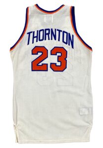 1985-88 Bob Thornton NY Knicks Game-Used & Signed Jersey