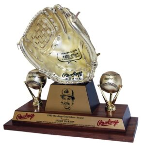 1985 Andre Dawson Montreal Expos Gold Glove Award