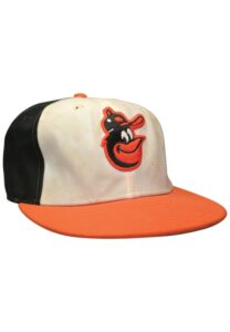 1985 Baltimore Orioles Game-Used & Autographed Cap Attributed To Cal Ripken Jr.