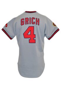 1985 Bobby Grich California Angels Game-Worn & Autographed Road Jersey