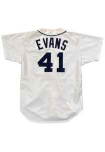 1985 Darrell Evans Detroit Tigers Game-Used & Autographed Jersey