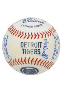 1985 Detroit Tigers Team Signed Baseballs