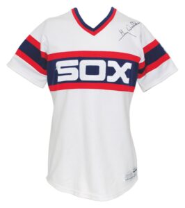 1985 Greg Walker Chicago White Sox Game-Used & Autographed Home Jersey