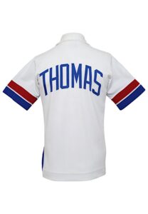 1985 Isiah Thomas Detroit Pistons Player-Worn Warm-Up Jacket