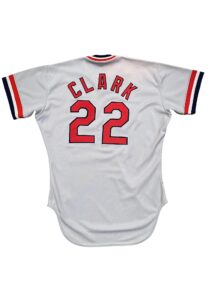 1985 Jack Clark St. Louis Cardinals Game-Used Road Jersey