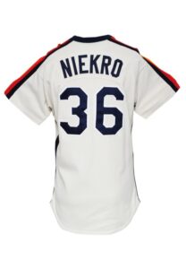 1985 Joe Niekro Houston Astros Game-Used Home Jersey