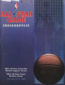 1985 NBA All-Star Game Autographed Program with Rookie Michael Jordan