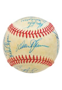 1985 New York Mets Team Signed Baseball