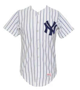 1985 NY Yankees Batboy Worn Home Jersey & 1987 NY Yankees Batboy Worn Home Pants from the Collection of Rick Rhoden