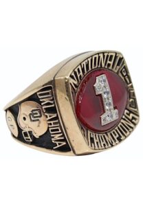 1985 Oklahoma Sooners National Championship Ring