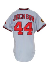 1985 Reggie Jackson California Angels Game-Used Road Jersey