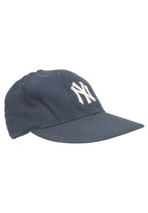 1985 Rickey Henderson New York Yankees Game-Used and Autographed Cap