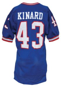 1985 Terry Kinard New York Giants Game-Used Home Jersey