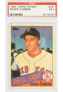 1985 Topps Roger Clemens Boston Red Sox Baseball Card