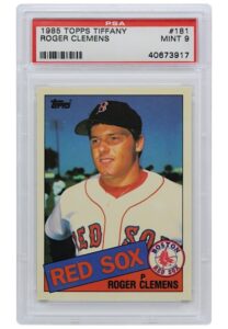 1985 Topps Tiffany Roger Clemens #181