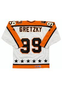 1985 Wayne Gretzky NHL All-Star Campbell Conference Game-Used Jersey