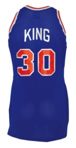 1986-1987 Bernard King New York Knicks Game-Used Road Jersey