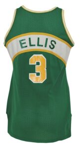 1986-1987 Dale Ellis Seattle SuperSonics Game-Used & Autographed Road Jersey (JSA)