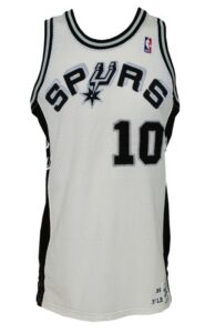 1986-1987 David Greenwood San Antonio Spurs Game-Used Home Jersey