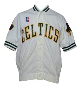 1986-1987 Dennis Johnson Boston Celtics Worn Home Warm-Up Jacket