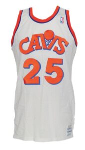 1986-1987 Mark Price Cleveland Cavaliers Game-Used Home Jersey (Rare Style)