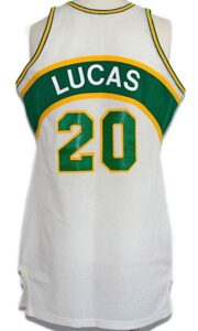 1986-1987 Maurice Lucas Seattle Supersonics Game-Used Home Jersey