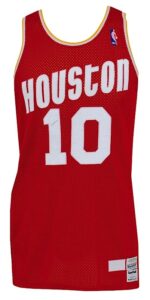 1986-1987 Purvis Short Houston Rockets Game-Used Road Jersey & Circa 1985 John Lucas Houston Rockets Game-Used Home Jersey